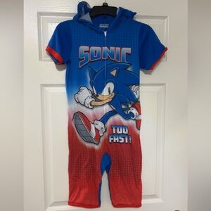 Sonic the Hedgehog Blue and Red Onesie